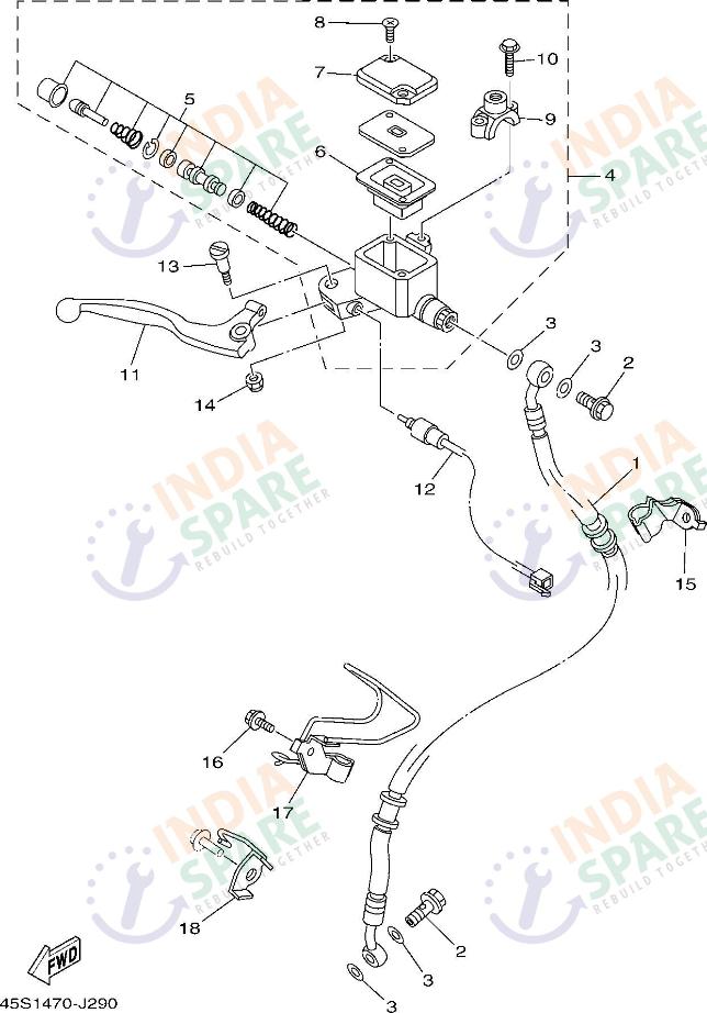 FRONT MASTER CYLINDER